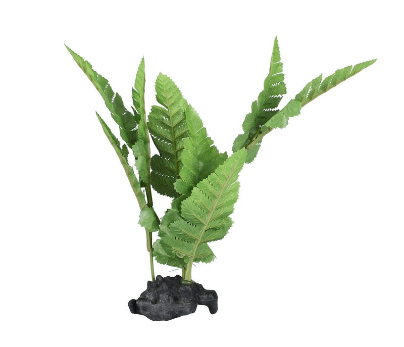 CNZ 3 Pcs Assorted Lifelike Green Aquarium Plastic Plant Decoration (3pcsGR7inch) - Image 4